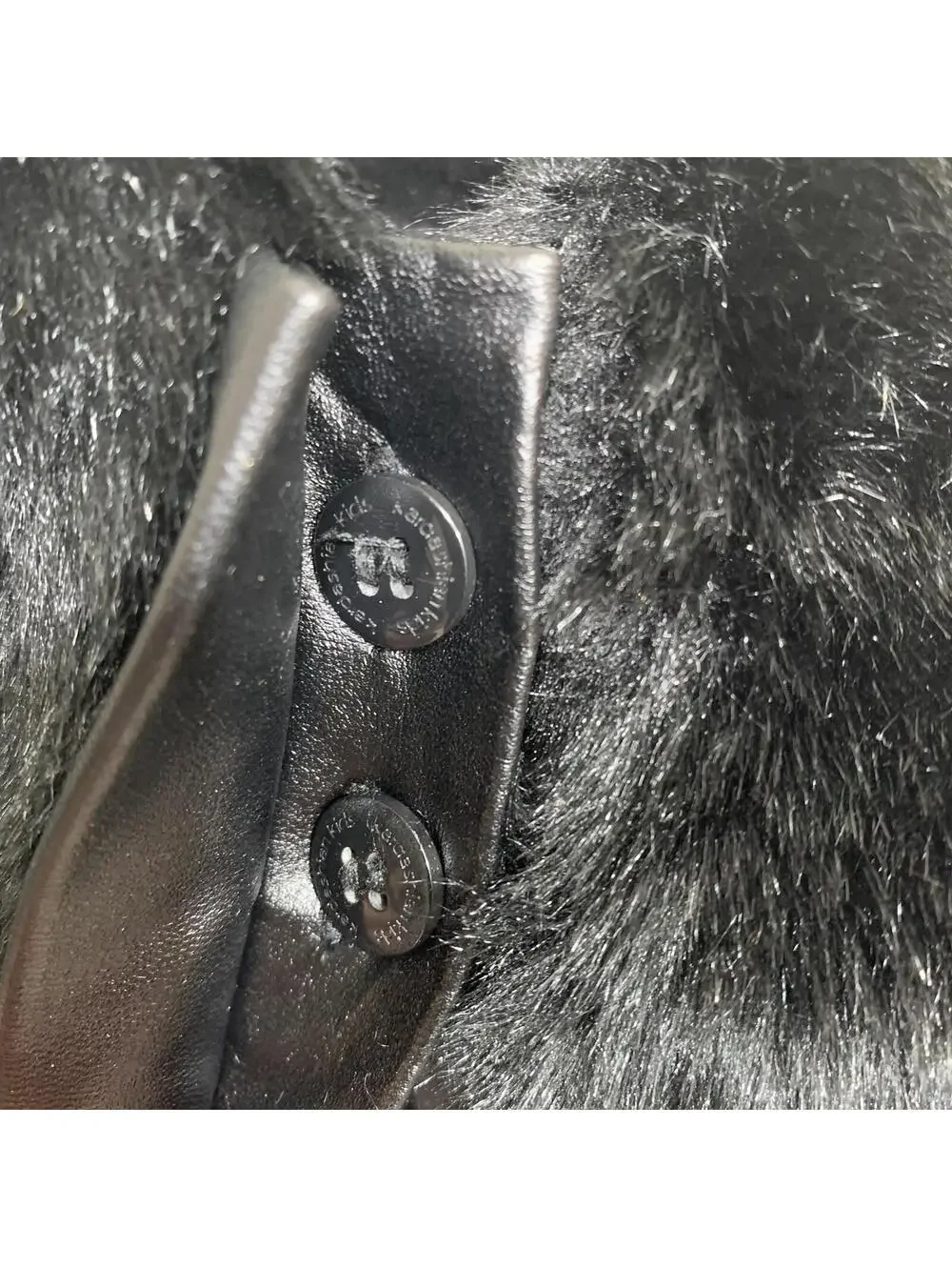 Kardashian Kids Faux Fur Capelet Girls Black Plush Formal Shrug Wrap Button Fron